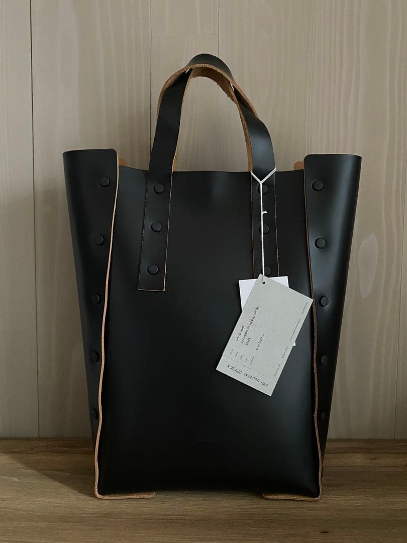 Hender Scheme assemble hand bag tall M 黒