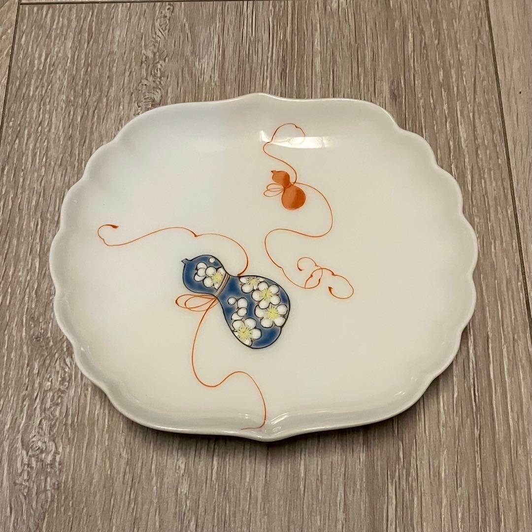 深川製磁 小鉢 花ひょうたん 皿 箱付　5皿セット　新品未使用