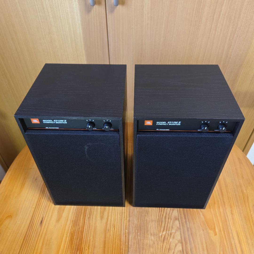 【完動美品】JBL4312M ⅡBKペアスピーカー音出し良好