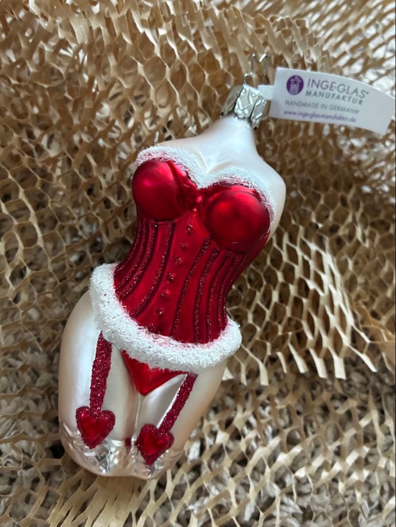 最終値下げ　INGEGLAS クリスマスオーナメント セクシー　アスティエ