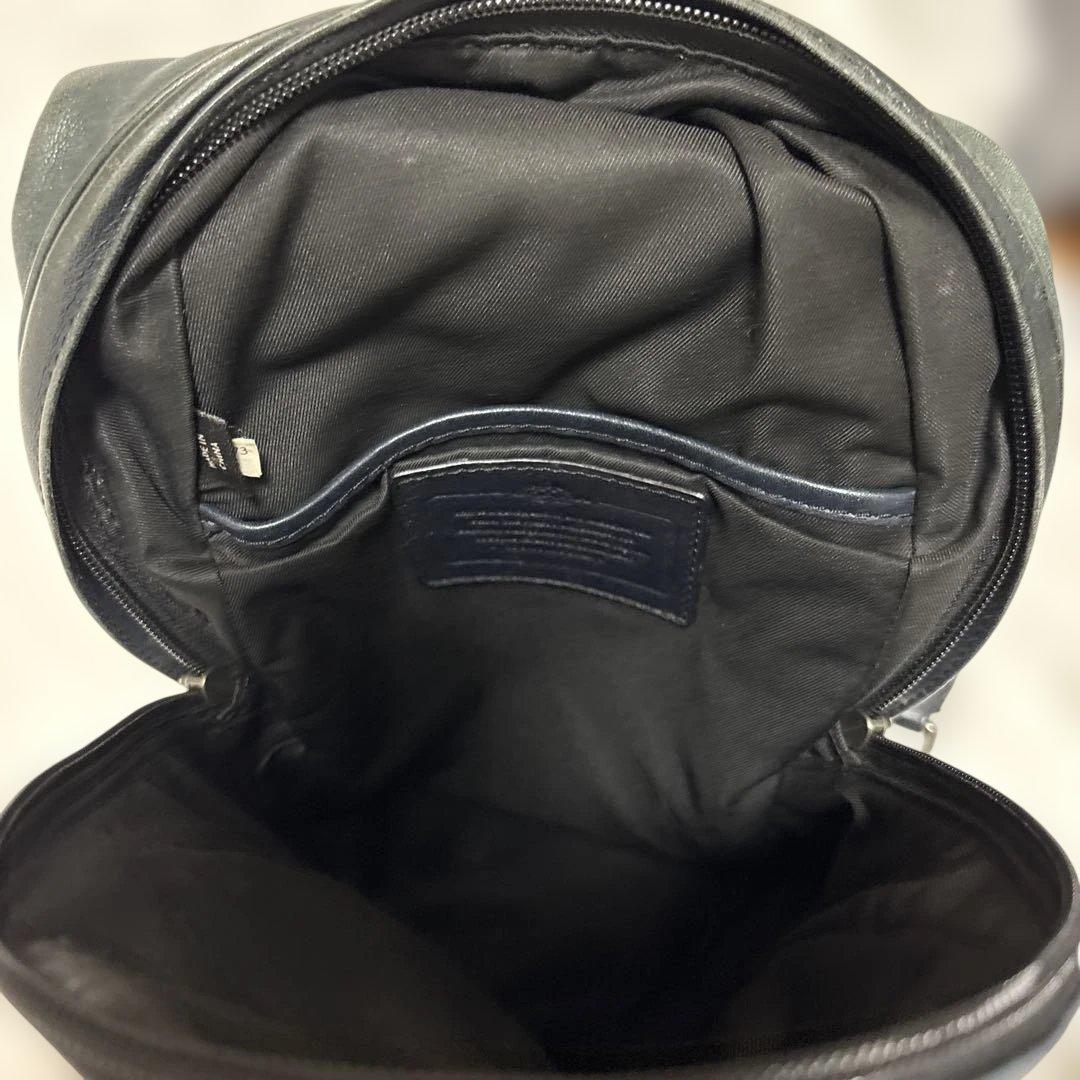 COACH コーチ　ボディバッグ ショルダーバッグ レザー　斜め掛け　メンズ