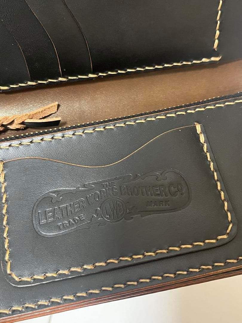 小物 LEATHER WORKS BROTHER TRUCKER WALLET02