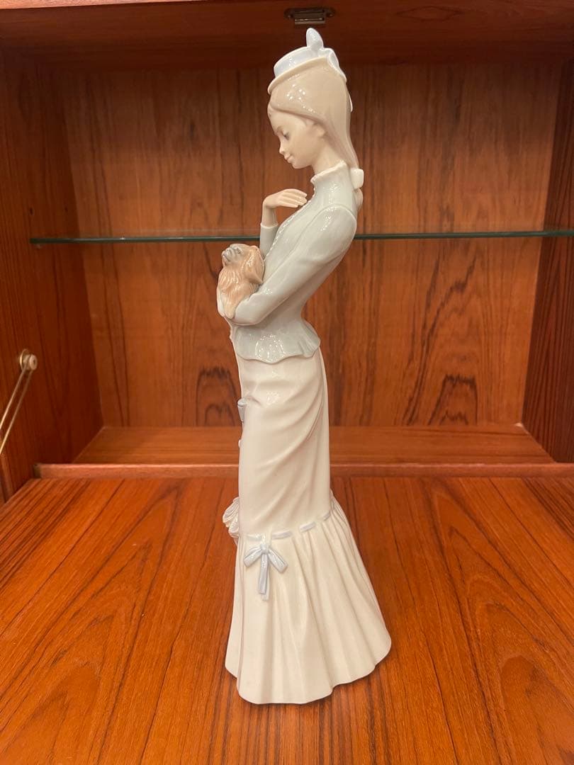 LLADRO リヤドロ　仔犬とお散歩　サイン入り