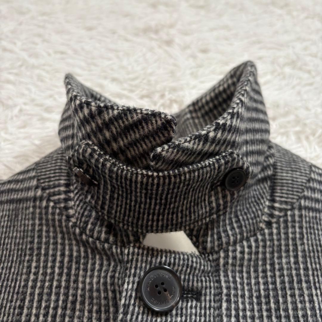 極美品✨マッキントッシュ　ステンカラーコート　ダンケルド　グレンチェック