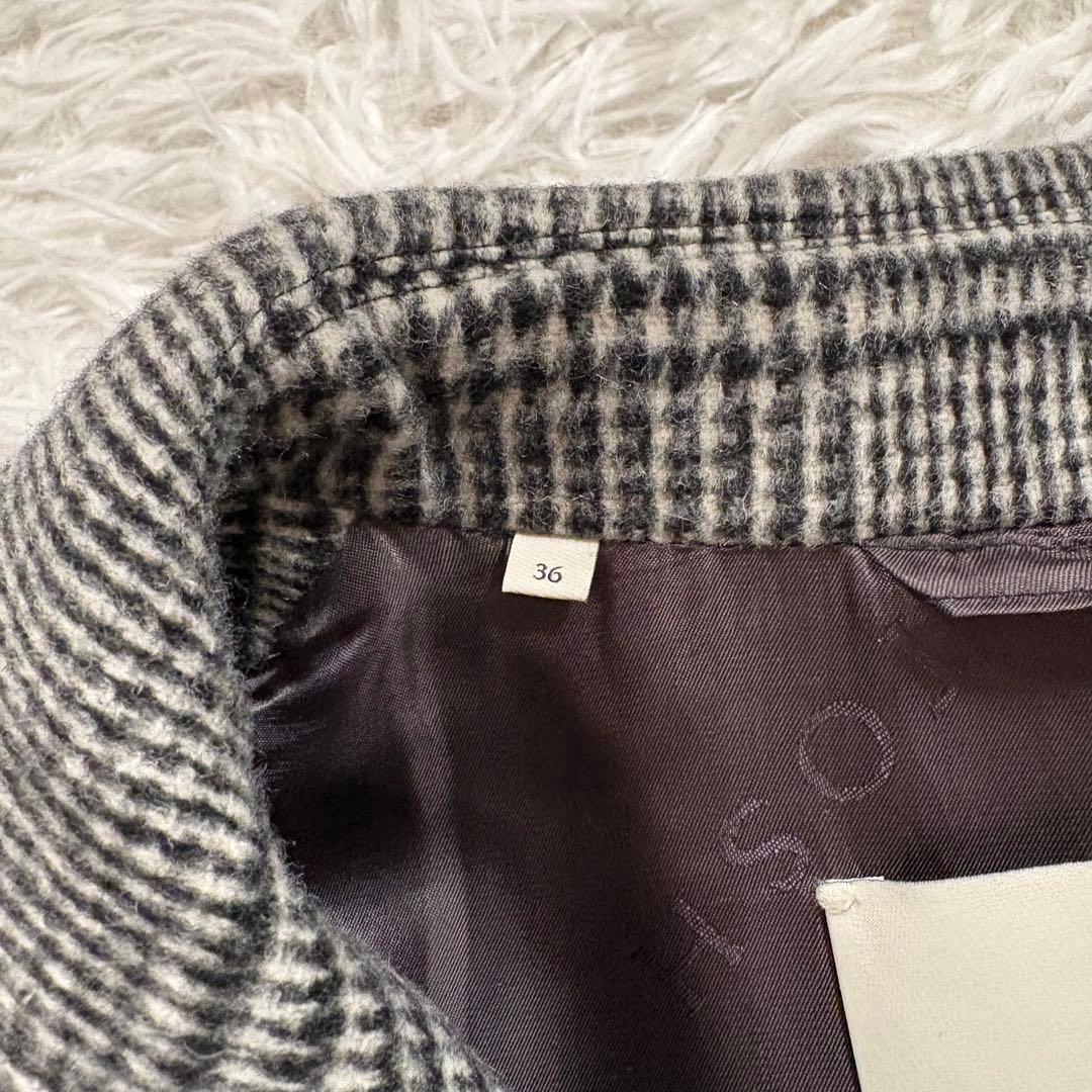 極美品✨マッキントッシュ　ステンカラーコート　ダンケルド　グレンチェック