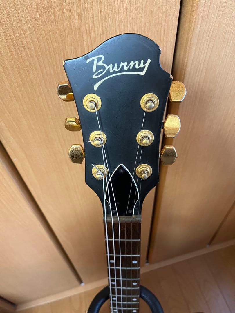 Burny マットブラック エレキギター　モッキンバード初期型