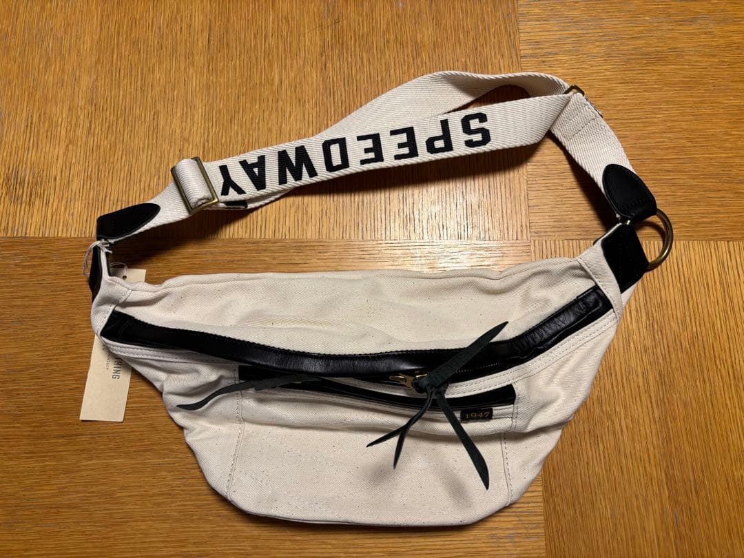 KRAFTY TOKYO別注　THE SPEEDWAY RIDE BAG生成り