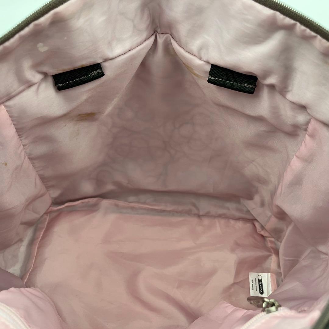 レスポートサック　マザーズバッグ　トートバッグ　A4収納可能　花刺繍　フラワー柄