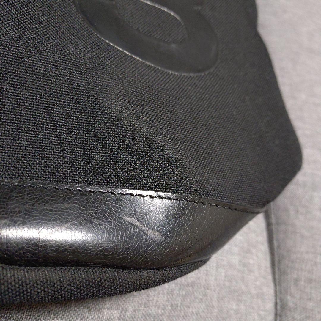 Y-3✕アディダス　トートバッグ バケツ型　黒 キャンバスレザー　ワイスリー