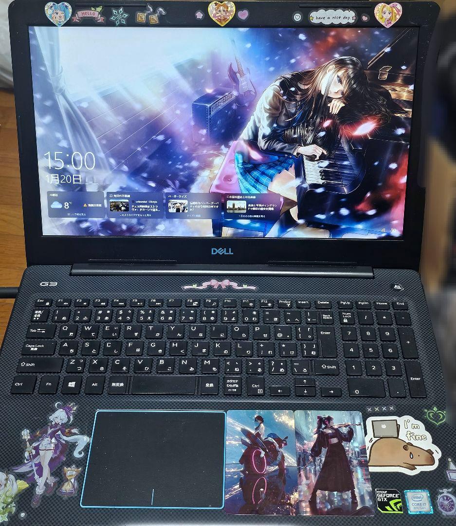 DELL G3 3579ノートPC i7-8750H GTX 1050Ti
