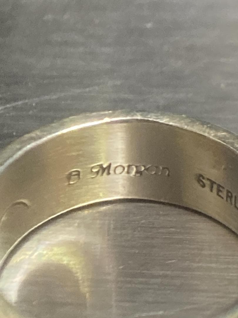 ブルースモーガン ナバホ シルバー リング インディアンジュエリー 約9号