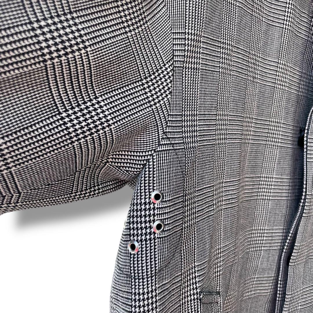 定価15万円以上 マッキントッシュ ウール グレンチェック ステンカラーコート6