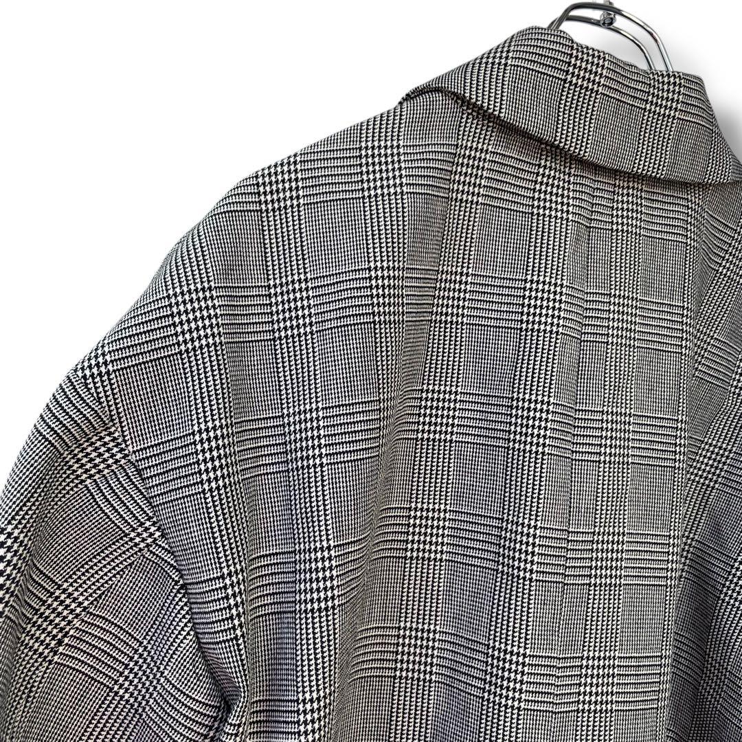 定価15万円以上 マッキントッシュ ウール グレンチェック ステンカラーコート6