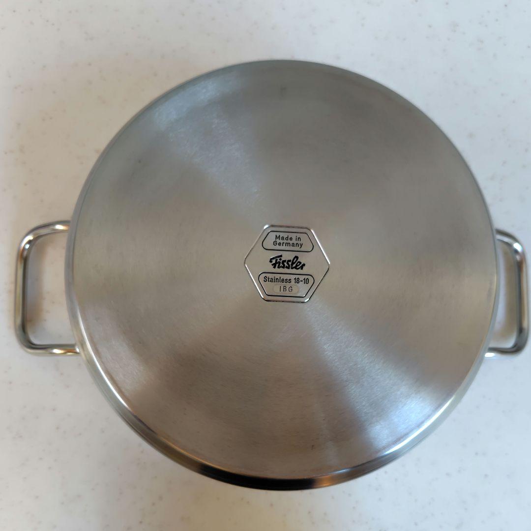 フィスラー 直火専用 キャセロール大・小・ソースパン・サーブパン 4点セット
