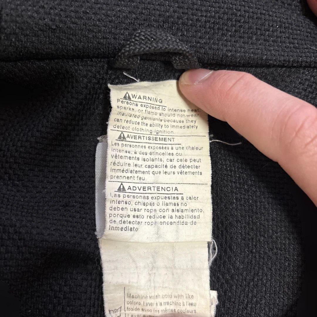 90s usa製裏地サーマルCarhartt ダークブラウン フルジップフーディ