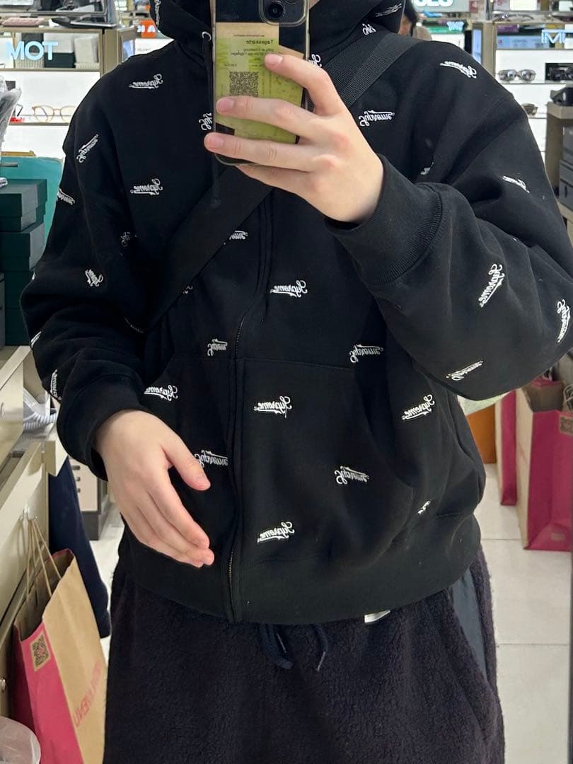 トップス Supreme repeat script zip up