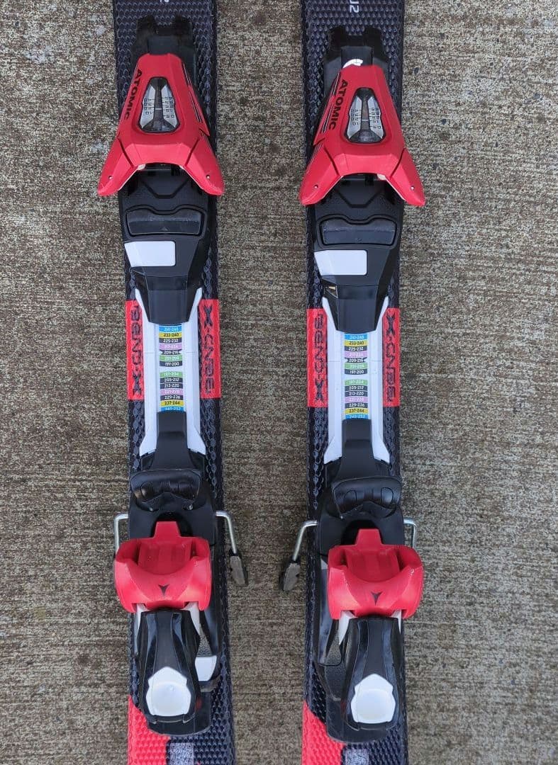 ATOMIC ジュニア スキー板100cm ポール75cm セット