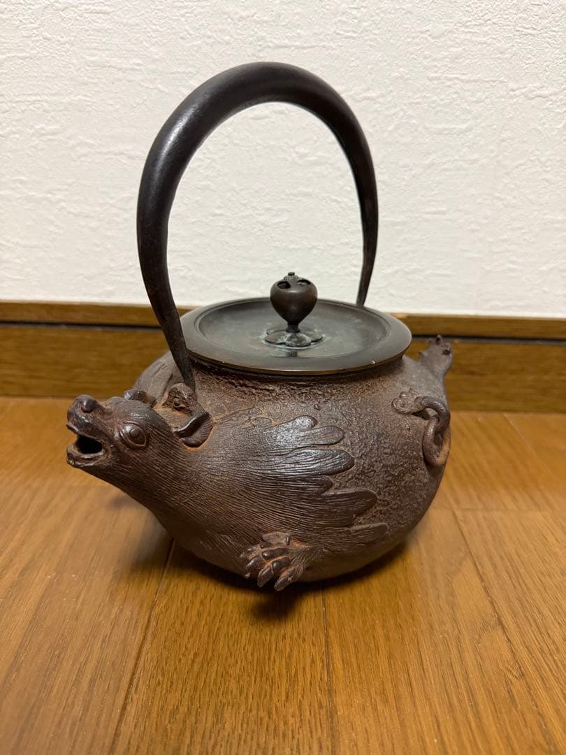 美品！！　分福茶釜　鉄瓶
