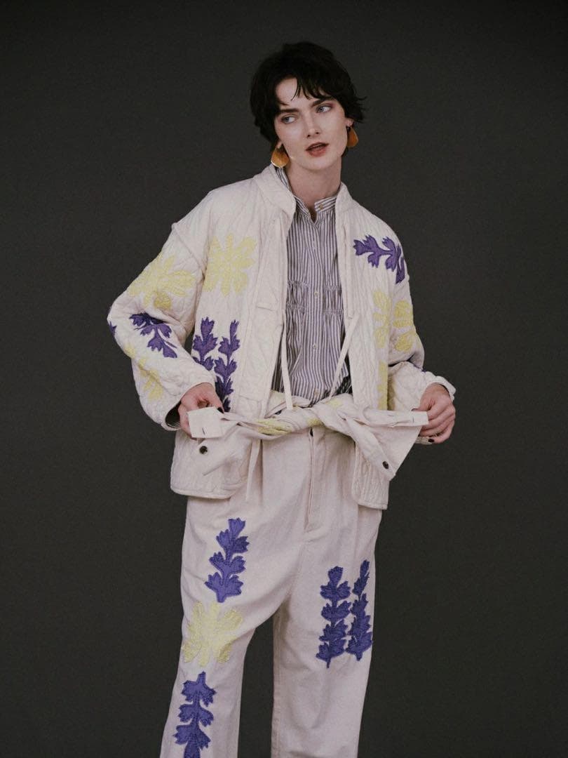 サラマリカ フラワー パッチワーク オールインワン