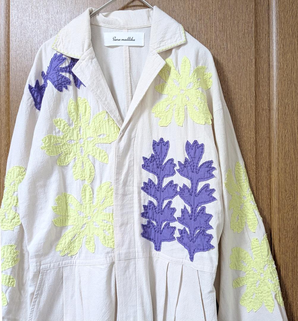 サラマリカ フラワー パッチワーク オールインワン