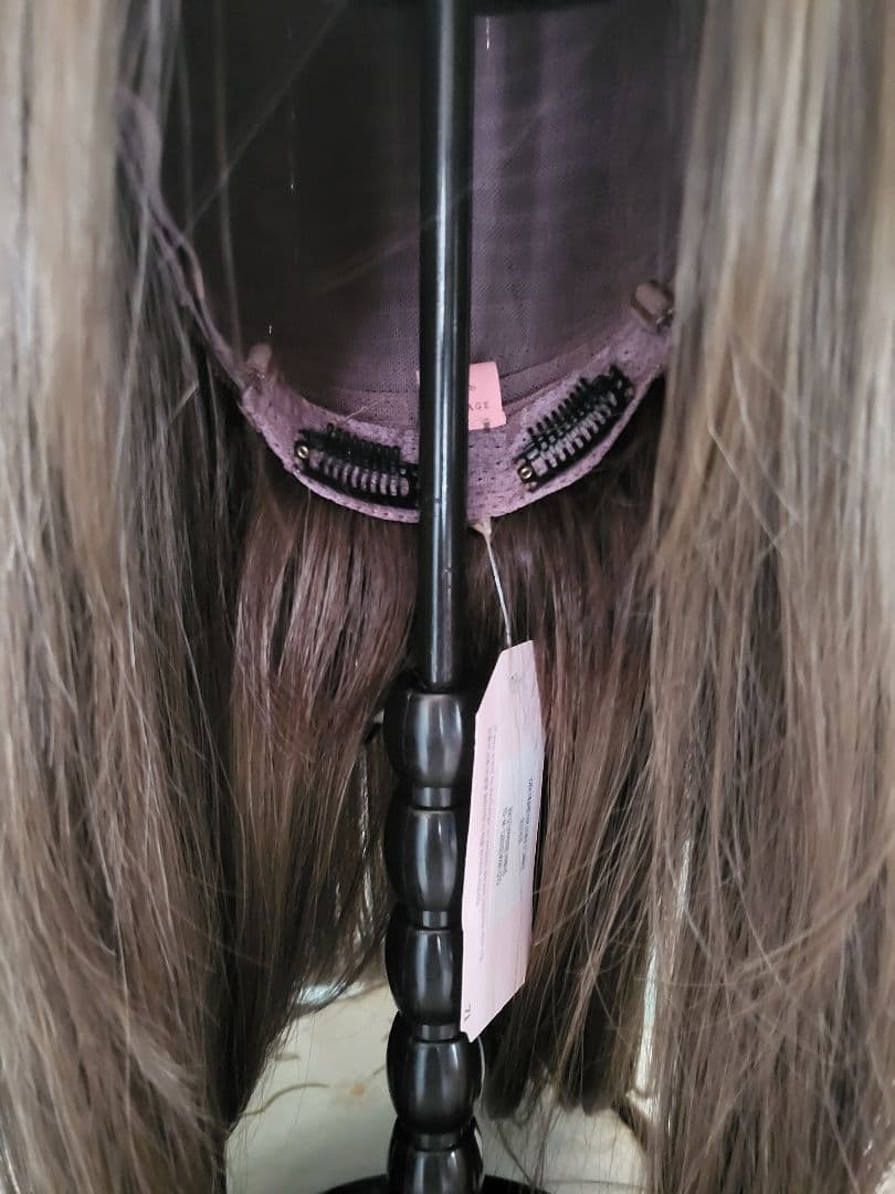 ピンクエイジ手植えフルウィッグリリカストレート