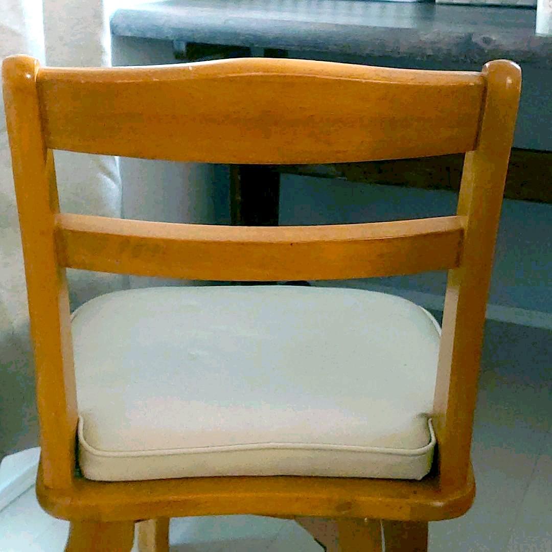 カントリー風の可愛い回転椅子(*^^*)美品