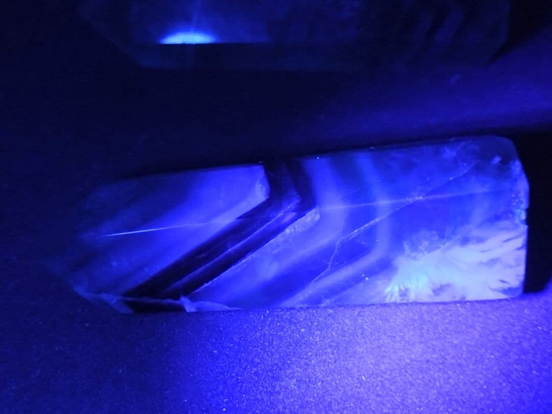 グリーン フローライト　ポイント　3本 セット　フェザー　蛍石　蛍光