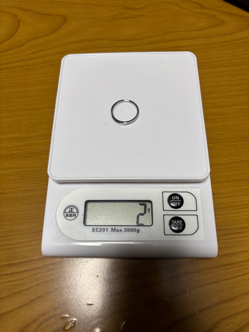 定価の約7割引！☆希少☆パラジウムリング 結婚指輪　男性用