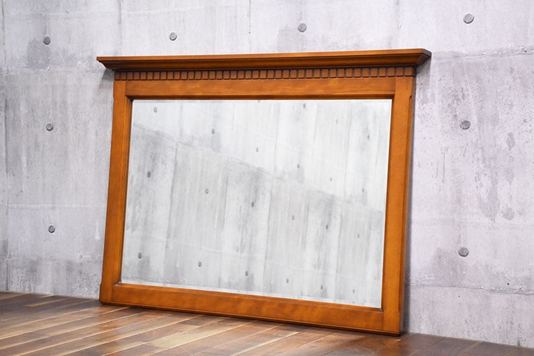 DLK96 横浜ダニエル A-401吊鏡 樺桜 ウォールミラー ドレッサーミラー