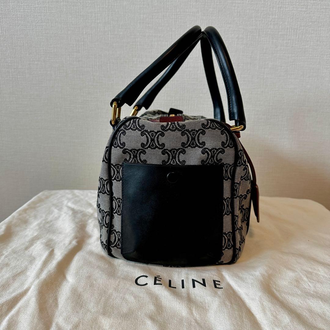美品★CELINEセリーヌ★ボストントリオンフ★オールドセリーヌ希少