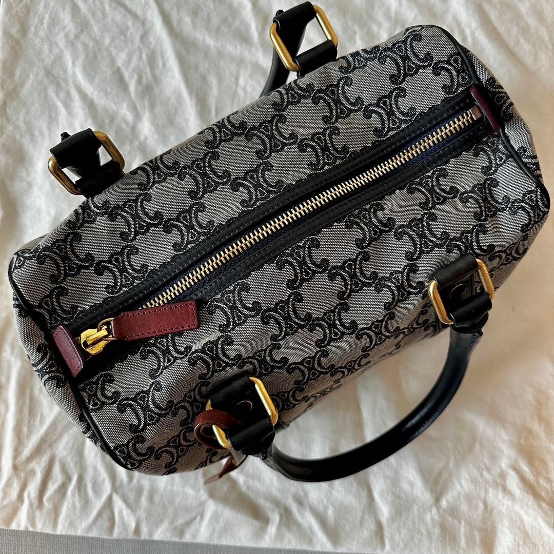 美品★CELINEセリーヌ★ボストントリオンフ★オールドセリーヌ希少