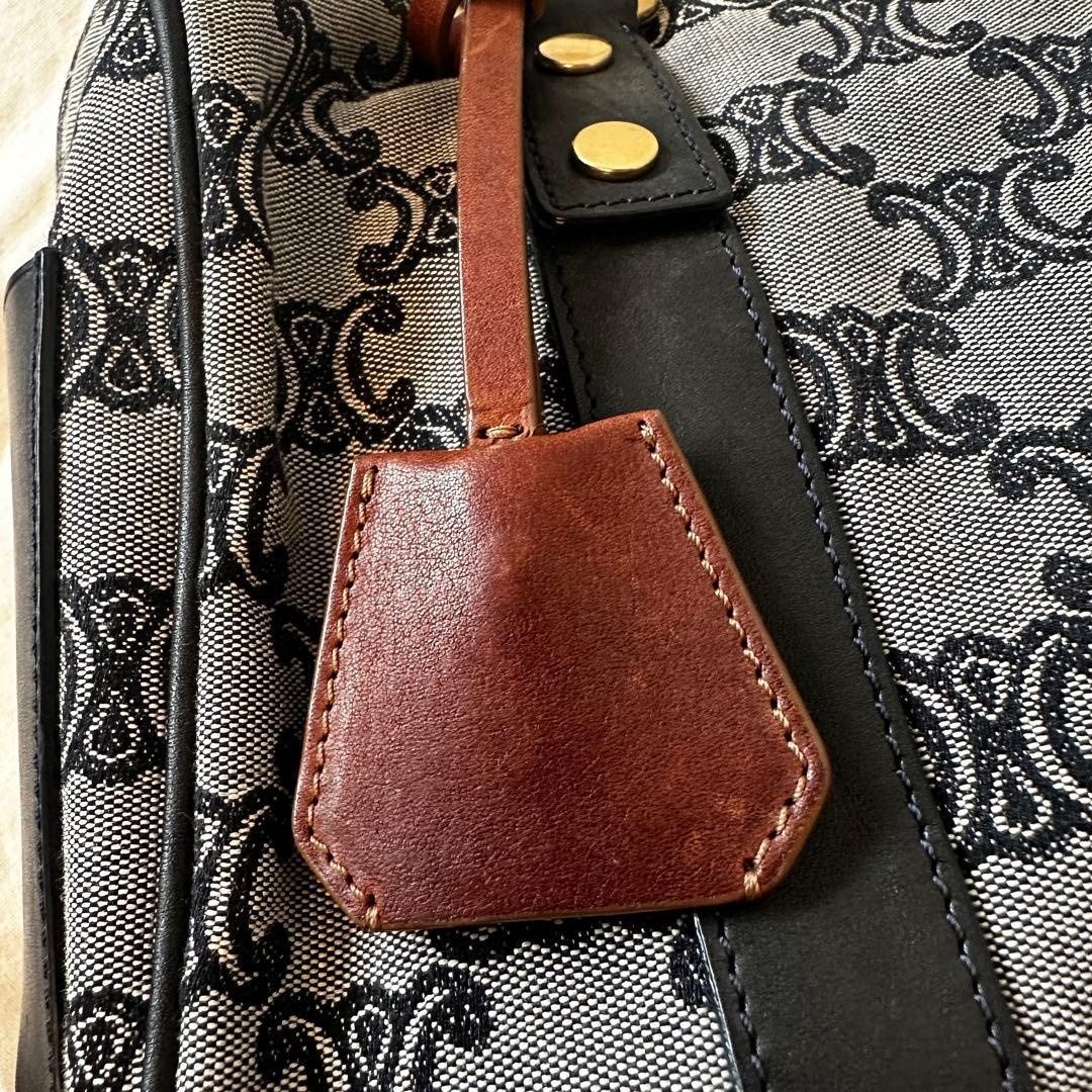 美品★CELINEセリーヌ★ボストントリオンフ★オールドセリーヌ希少