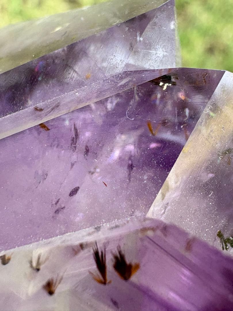 【匿名発送】レピドクロサイト内包アメジストクラスター