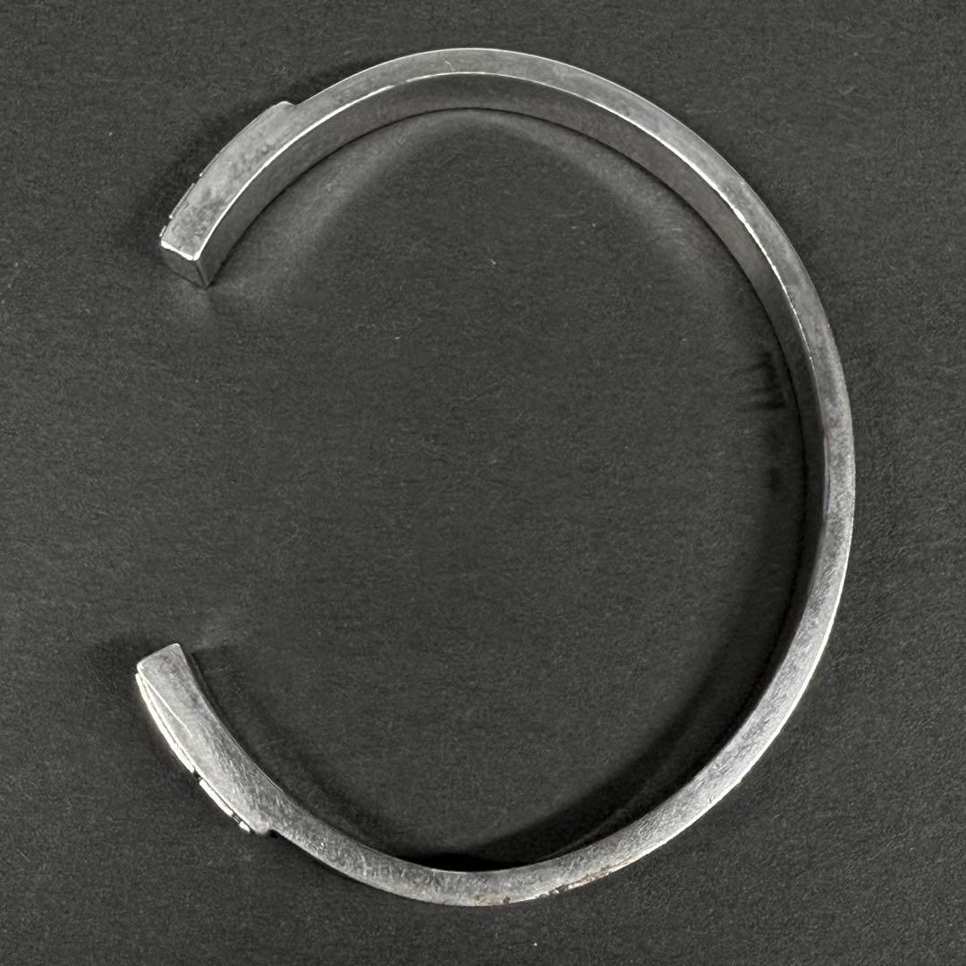 ダンヒル カフバングル dロゴモチーフ シルバー925 ブレスレット バングル