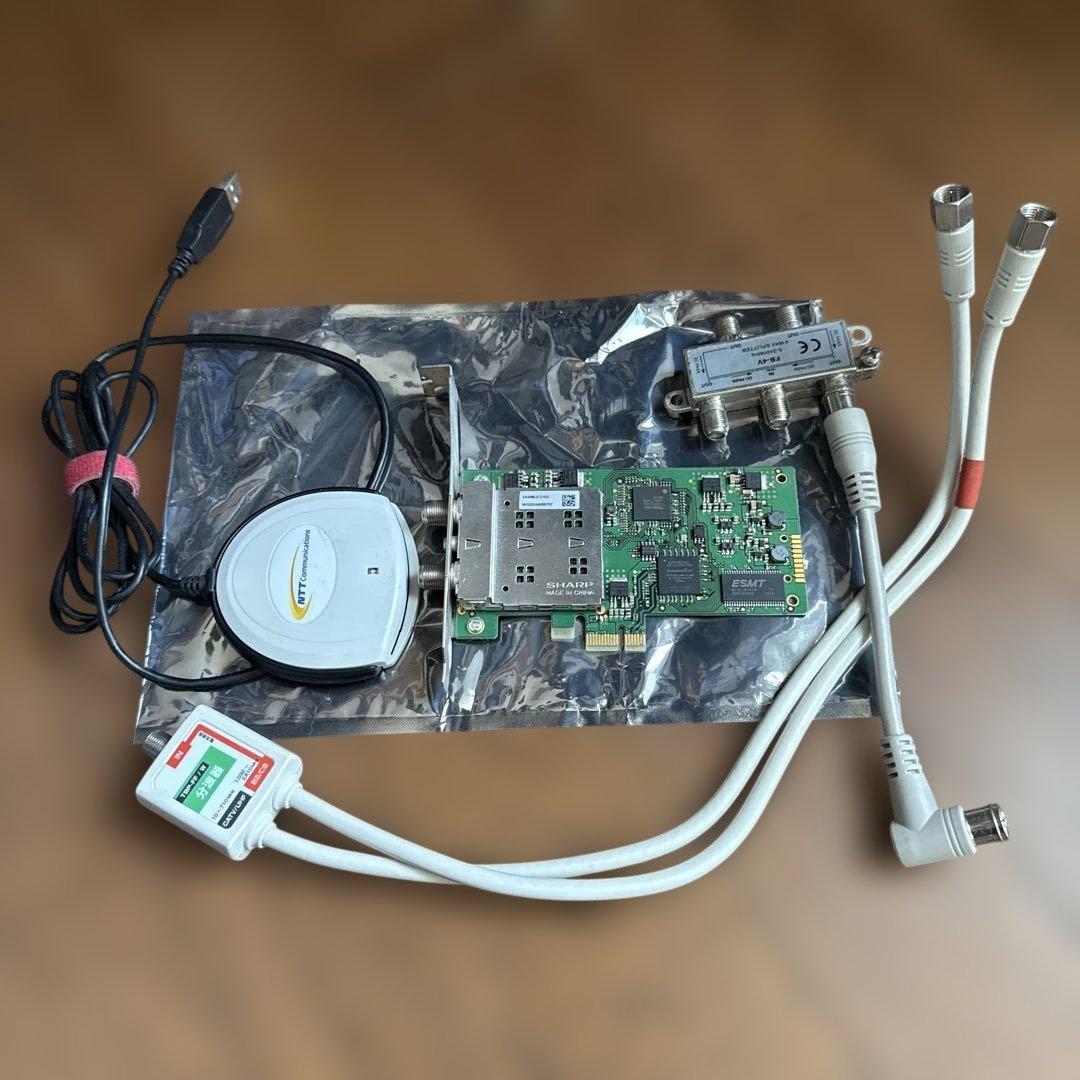 PT3 Rev.A +カードリーダー+ PCI-E X1延長ケーブル 3点セット