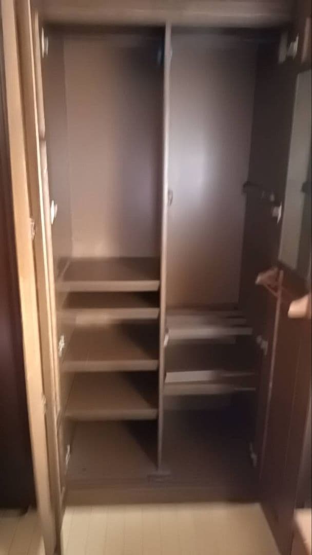 ブラウン収納洋服箪笥 婚礼家具