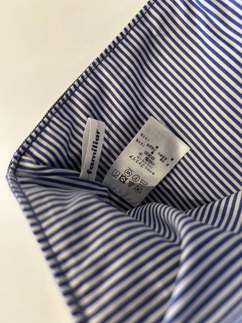 familiar ファミリア 70周年 マチ付き　デニムバッグ　神戸本店限定