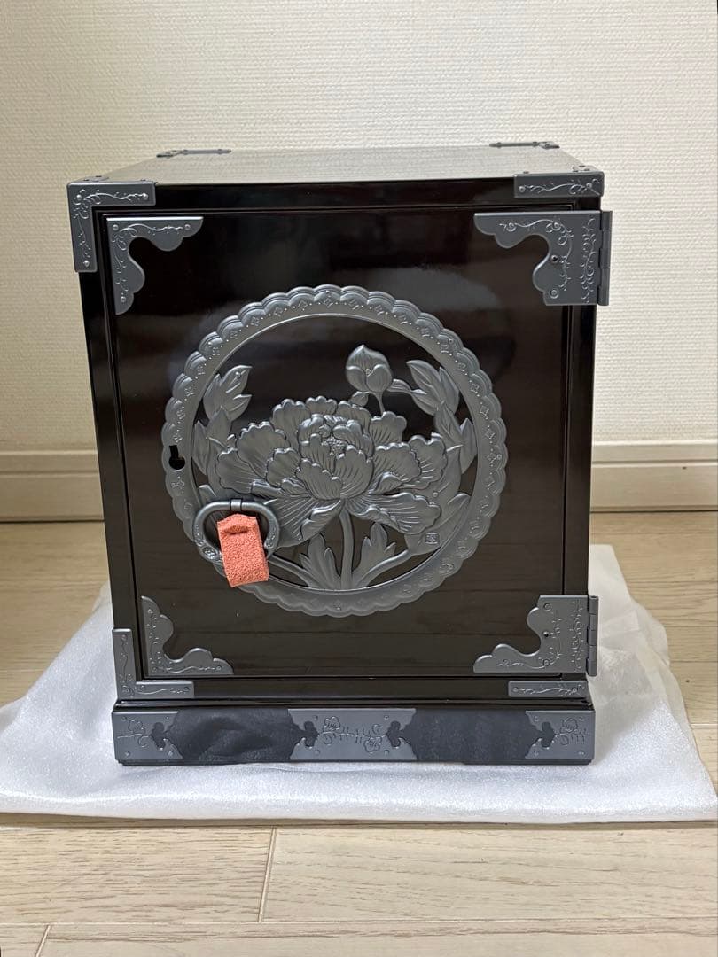 期間限定！　新品未使用　仙台箪笥 牡丹金具 欅産業 船箪笥 小タンス 漆塗り