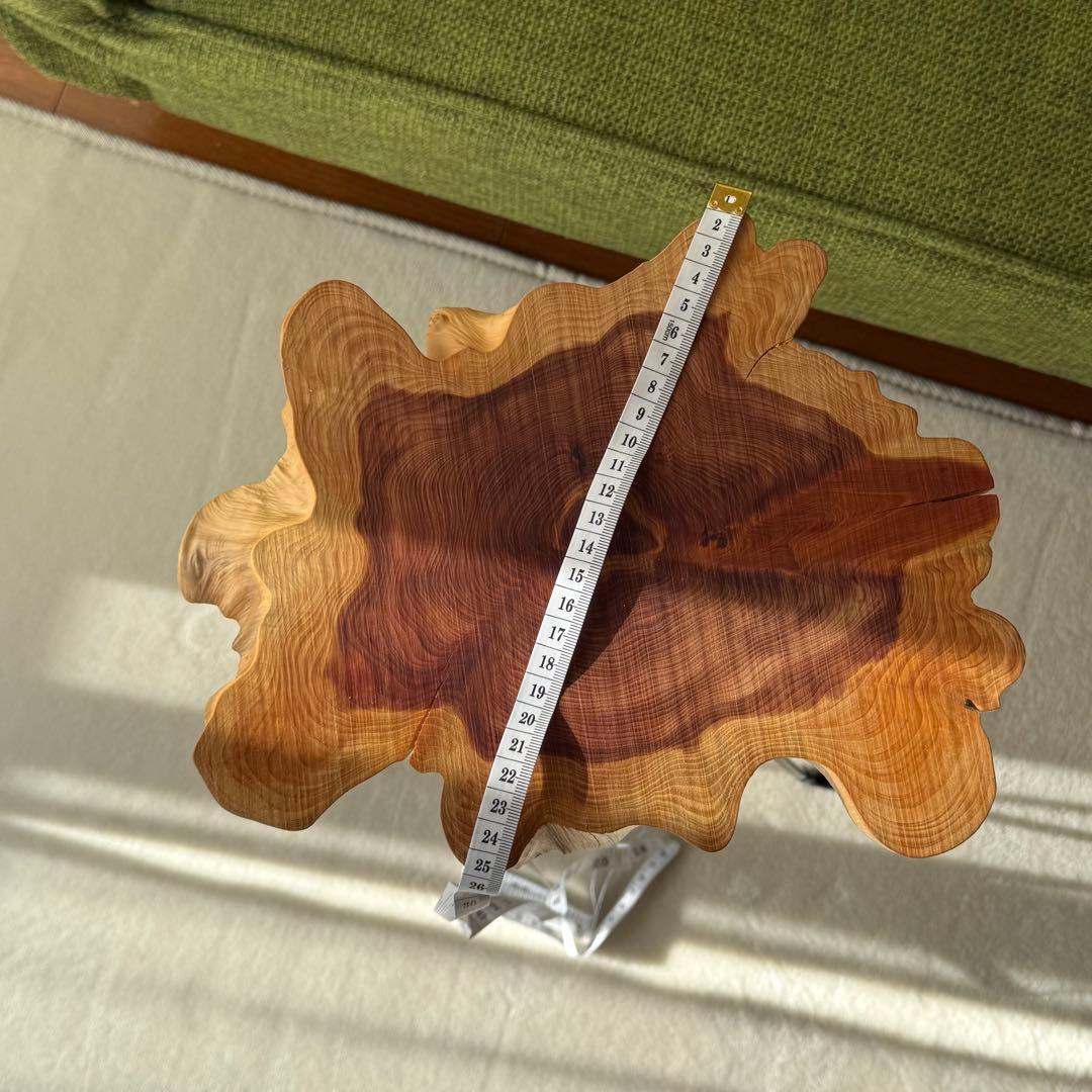 ミニ　コーヒーテーブル　サイドテーブル　切り株　K002