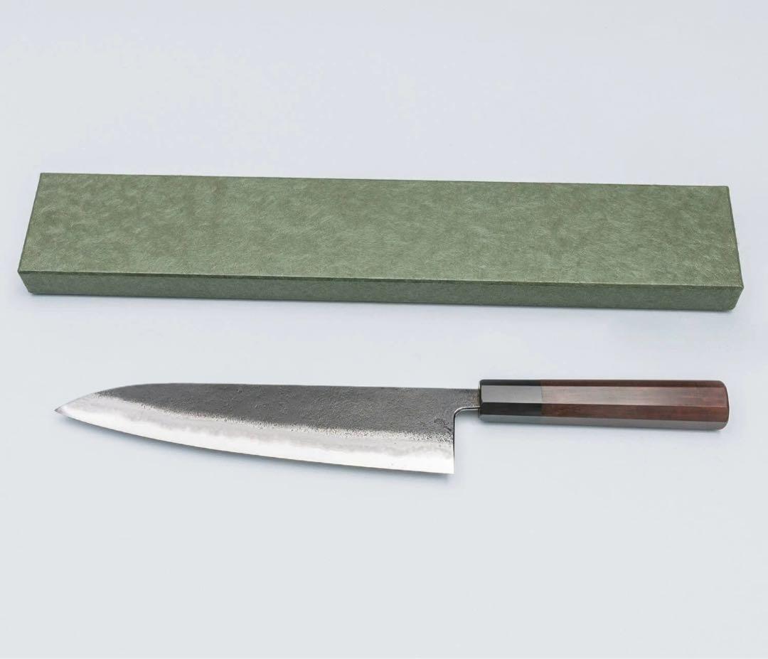 宗利製作所　黒打ち　牛刀　240mm