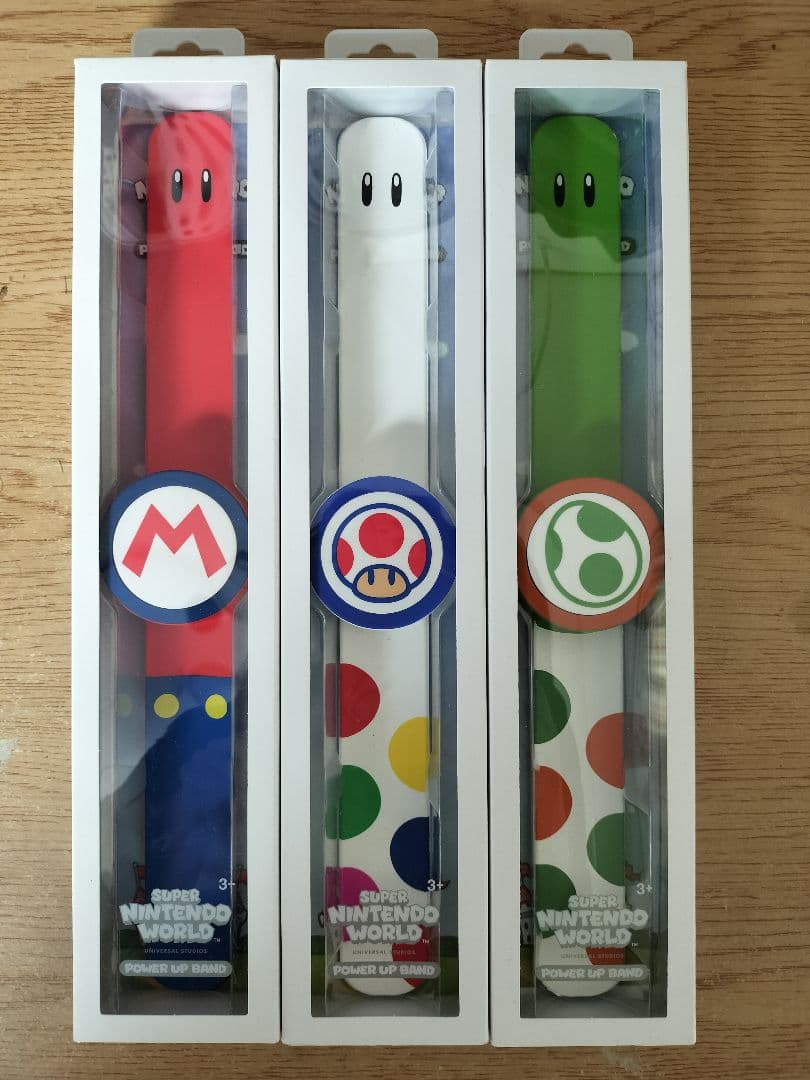 USJ　スーパーマリオ パワーアップバンド 3種セット
