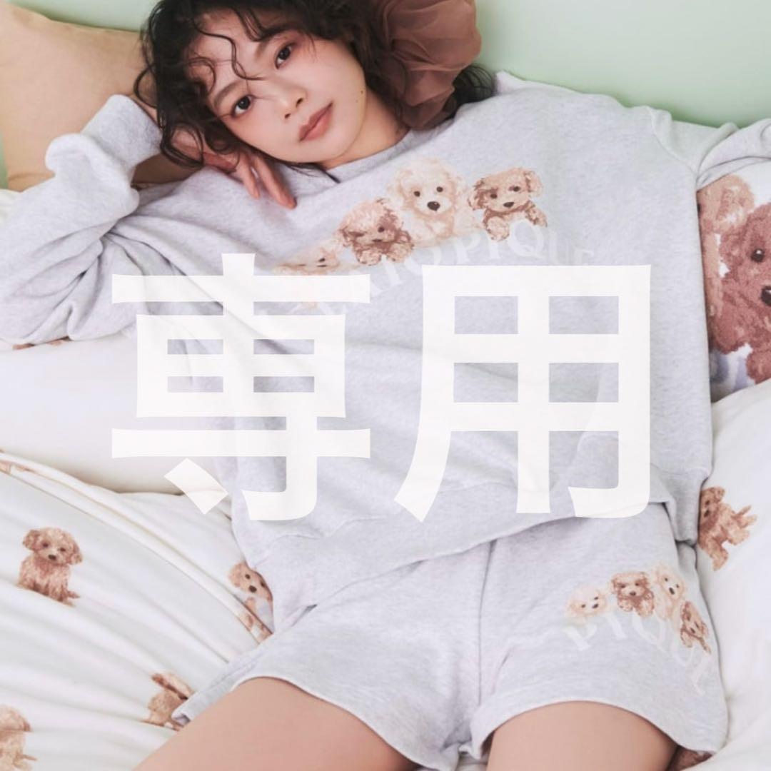 専用 ジェラートピケ トイプードル裏毛プルオーバー&ショートパンツセット