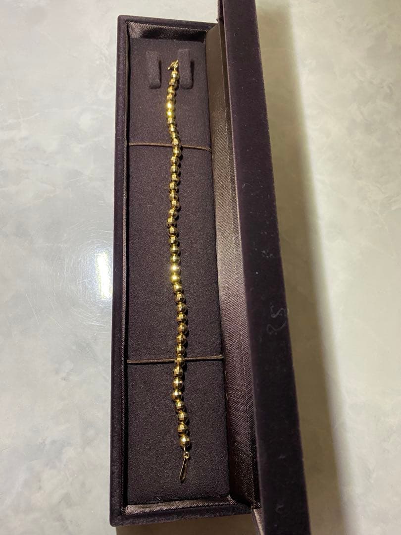 k18 ミラーカット　ブレスレット