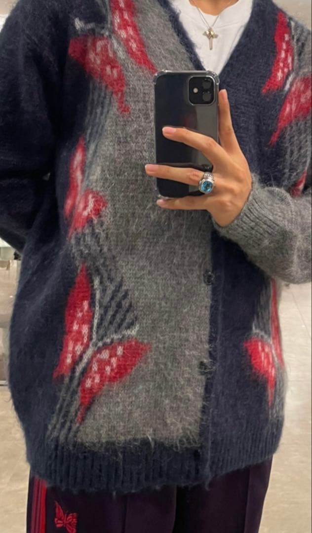 NEEDLES 22AW モヘアカーディガン