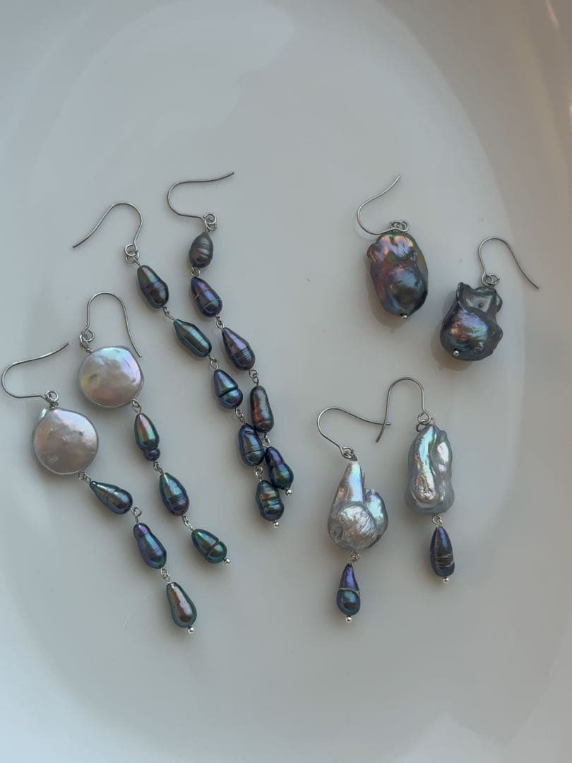 淡水パール　ストールクリップ　カーディガン　帽子留めなど　9点