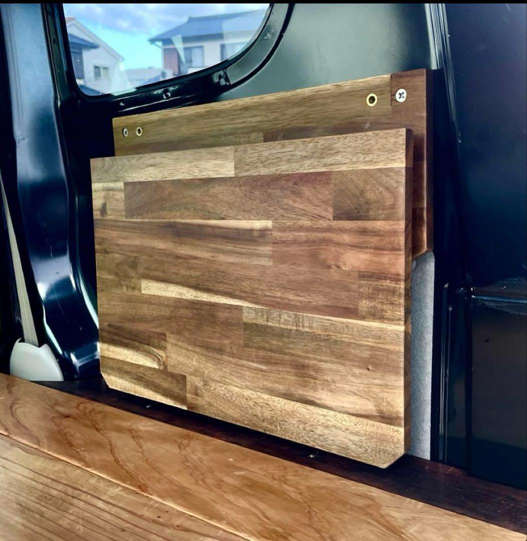 エブリイバン(DA17V)「手作り収納式サイドテーブル」 No.1