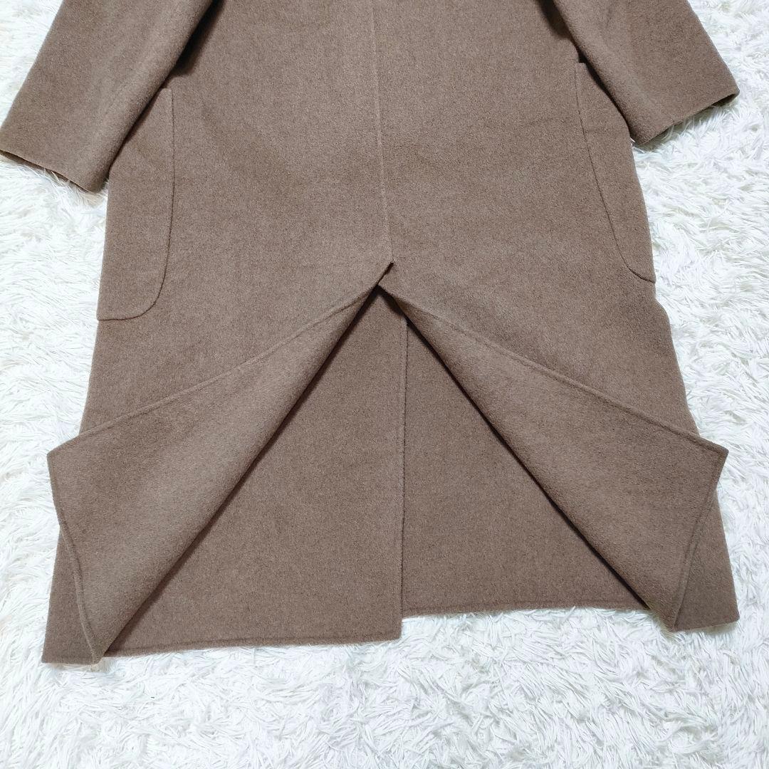 TODAYFUL Wool Over Coat 38 ウール マキシ丈 ブラウン