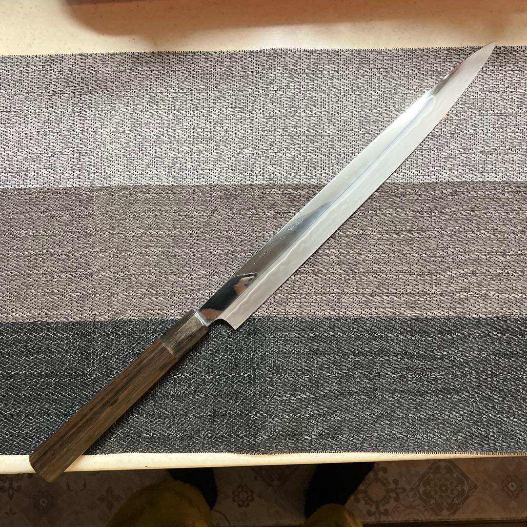 本焼　柳刃包丁　天然砥石で本刃付け済み❗️
