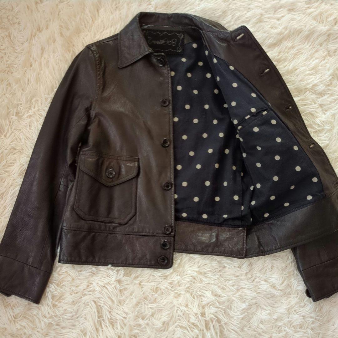 極美品　未使用に近い　45RPM Umii908 山羊革　レザージャケット