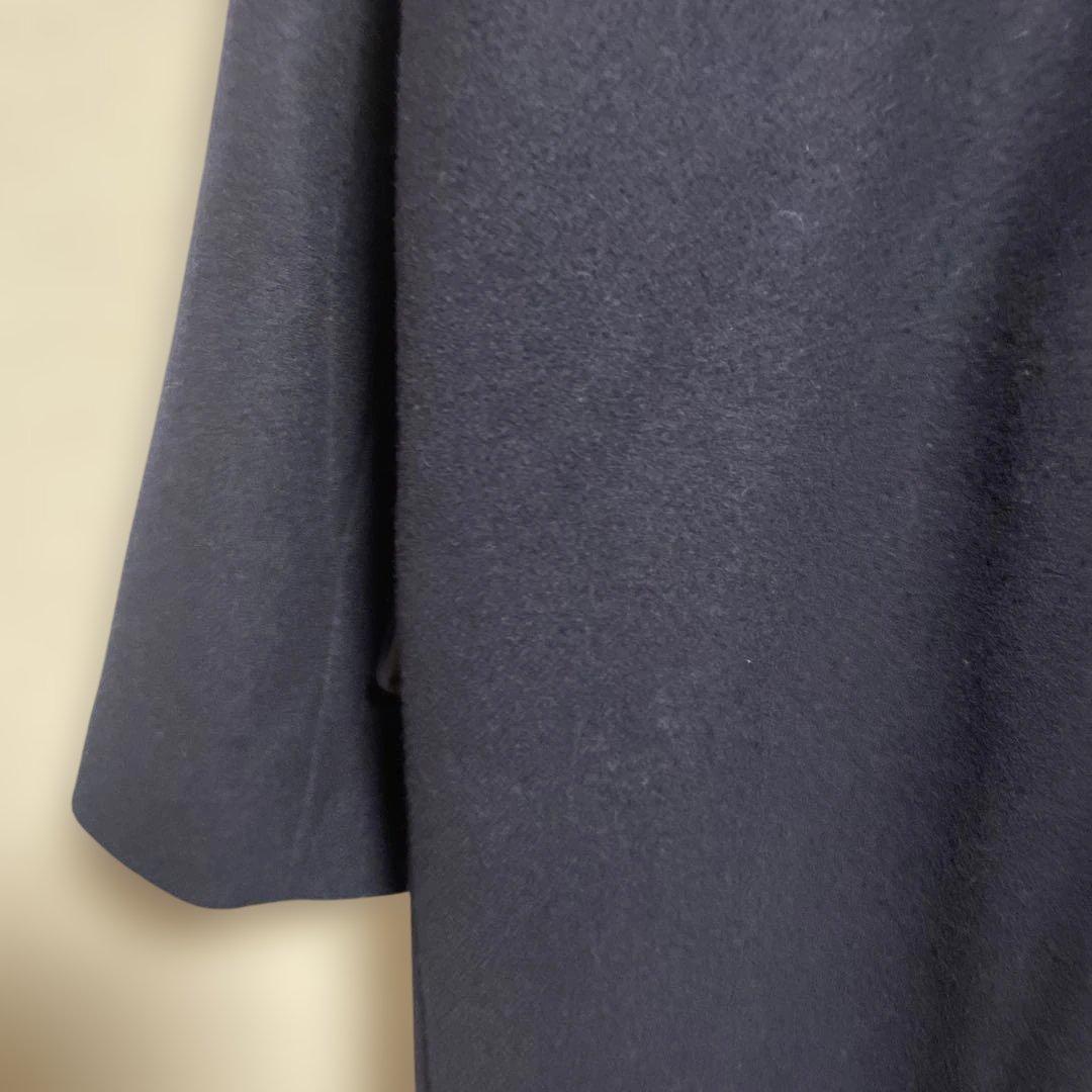 OT1FRAMEWORK ネイビーダブルブレストチェスターコート36